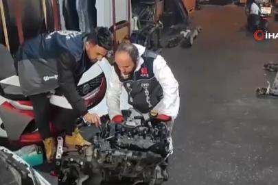 Ankara'da oto sanayiye change araç baskını: Dört gözaltı
