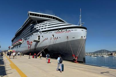 Bodrum’a kruvaziyerle 2 bin 502 turist geldi