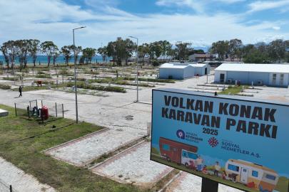Büyükşehir'den Lara'ya yeni karavan parkı