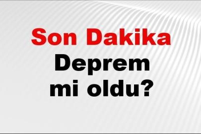 Son dakika deprem mi oldu? Az önce deprem nerede oldu? İstanbul, Ankara, İzmir ve il il AFAD son depremler 06 Haziran 2026