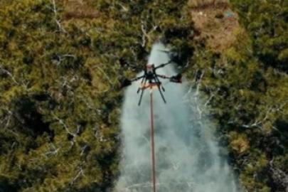 Yangında ilk kez kullanıldı. Yenilikçi dron sistemi başarıyla test edildi