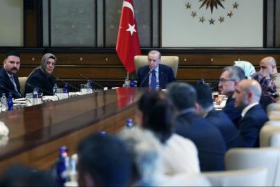 Cumhurbaşkanı Erdoğan şehit ailelerini kabul etti